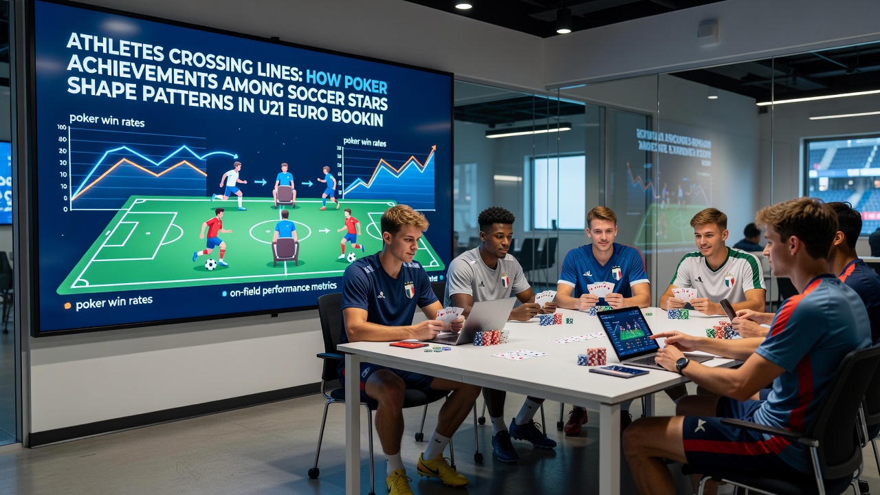 Analysts reviewing archived U21 Euro footage for booking pattern correlations