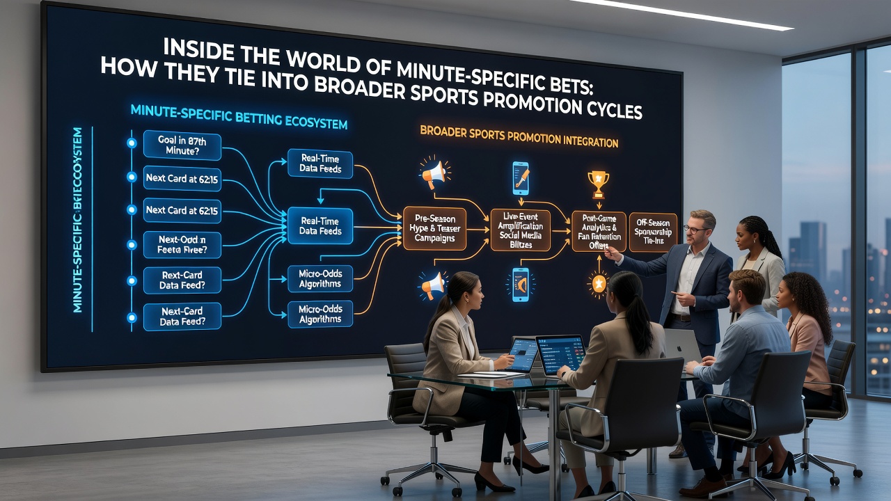 Detailed view of a sports promotion calendar highlighting minute bet campaigns