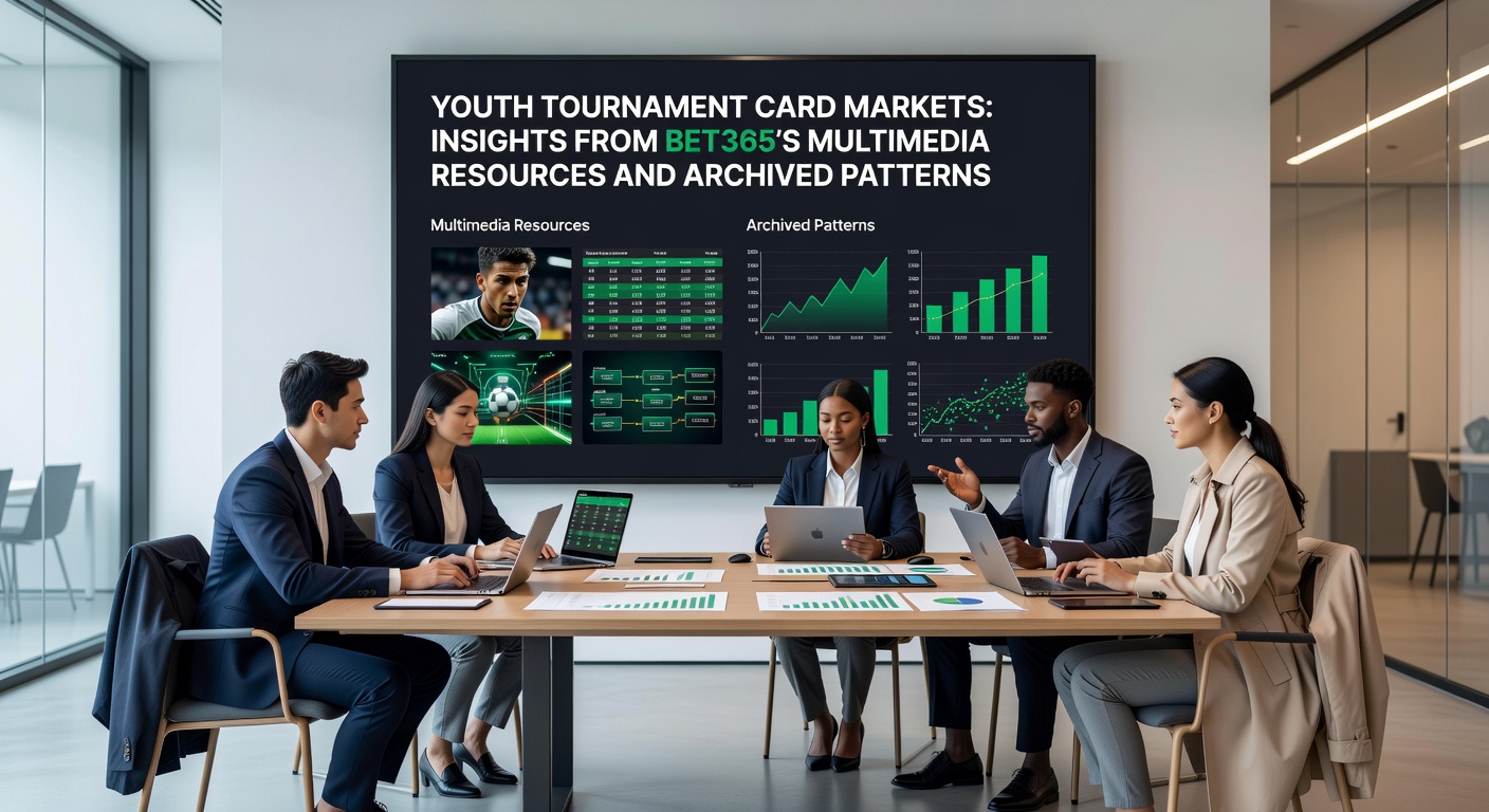 Bet365 multimedia resources showcasing youth tournament card betting visuals and data overlays