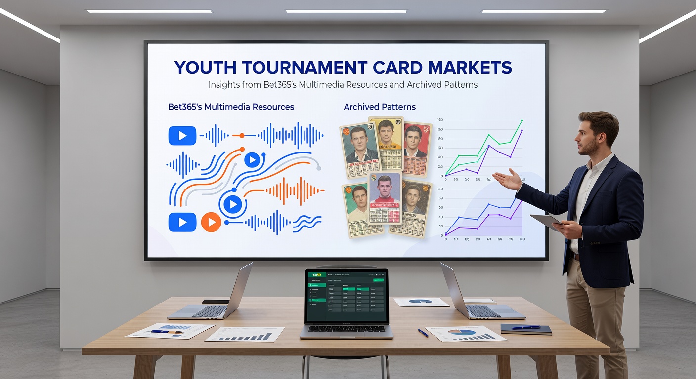 Archived betting charts and video analysis screens from Bet365 covering youth card market trends